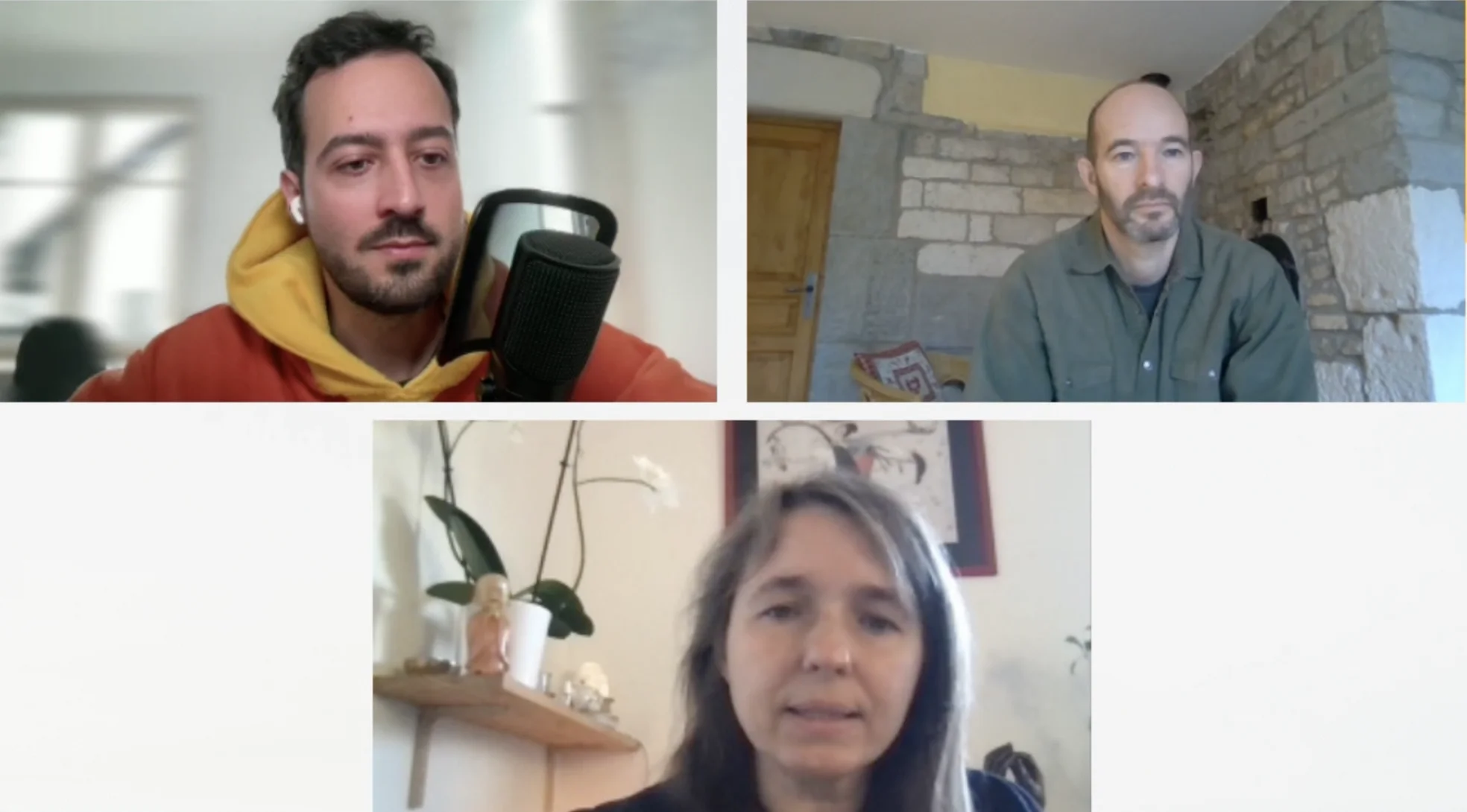 Olivier Hurel, François Cordier et Eloïse Mercier (FFMBE) pendant la table ronde sur les demandes sexuelles en massage au Sommet des Masseur·euse·s